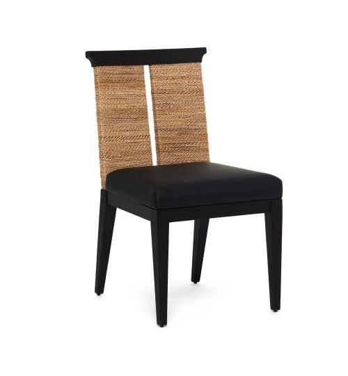 Reed Dining Chair - Matte Black