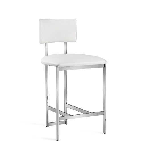 Landon II Counter Stool - Nickel
